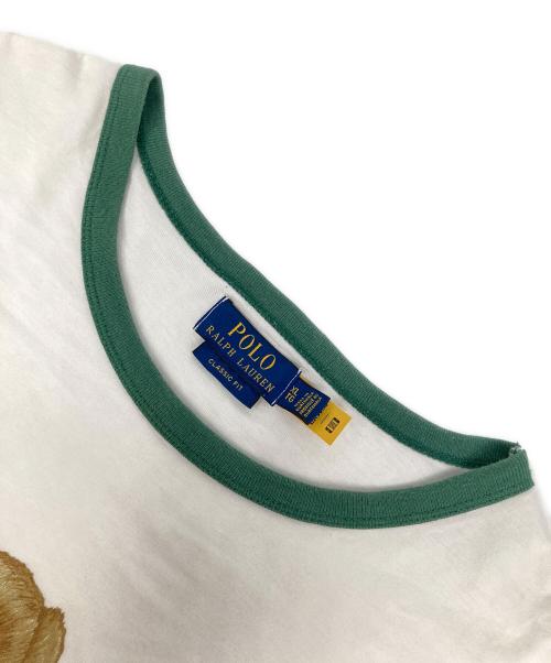 POLO RALPH LAUREN（ポロ・ラルフローレン）POLO RALPH LAUREN (ポロ・ラルフローレン) プリントTシャツ ホワイト サイズ:XLの古着・服飾アイテム