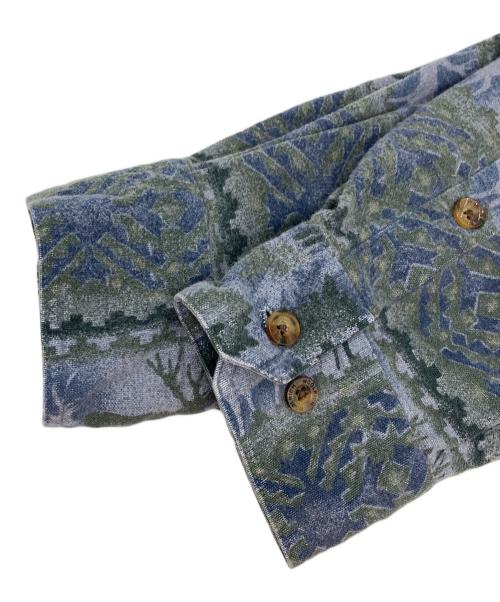 WOOLRICH（ウールリッチ）WOOLRICH (ウールリッチ) 総柄シャツ ブルー サイズ:FREEの古着・服飾アイテム