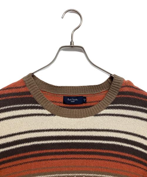 PAUL SMITH（ポールスミス）Paul Smith (ポールスミス) クルーネックニット ブラウン サイズ:Mの古着・服飾アイテム