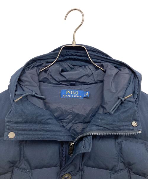 POLO RALPH LAUREN（ポロ・ラルフローレン）POLO RALPH LAUREN (ポロ・ラルフローレン) ダウンコート ネイビー サイズ:Lの古着・服飾アイテム