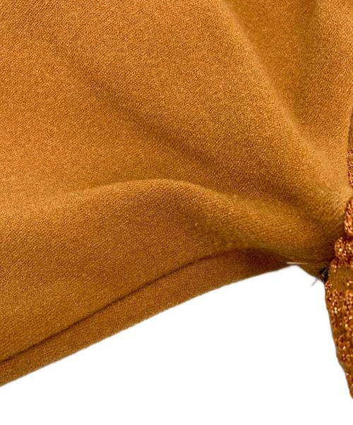 TOGA ARCHIVES（トーガアーカイブス）TOGA ARCHIVES (トーガアーカイブス) Lame jacquard knit top オレンジ サイズ:36の古着・服飾アイテム