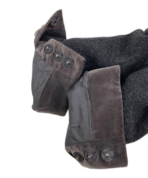 MIYAO（ミヤオ）MIYAO (ミヤオ) ウールコート グレー サイズ:Sの古着・服飾アイテム