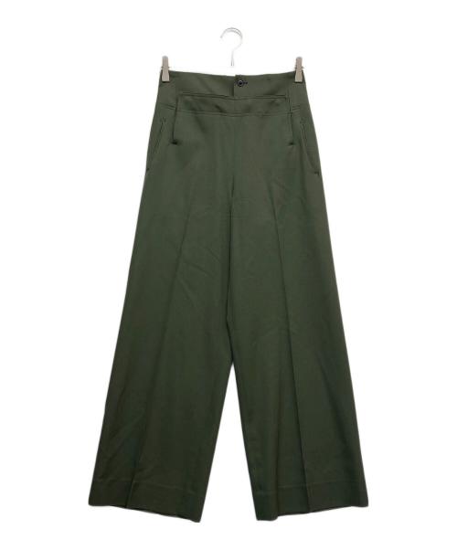 TOGA PULLA（トーガ プルラ）TOGA PULLA (トーガ プルラ) ハイウエストパンツ グリーン サイズ:36の古着・服飾アイテム