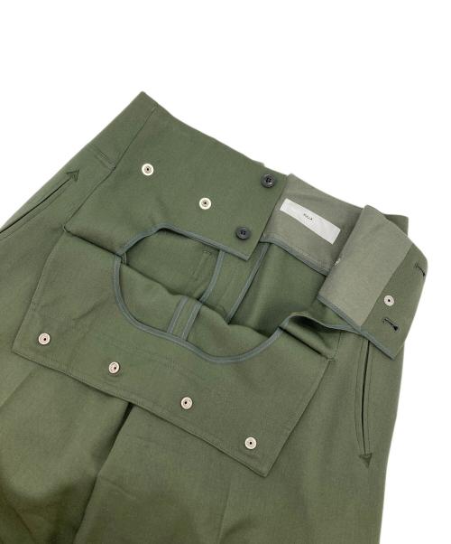 TOGA PULLA（トーガ プルラ）TOGA PULLA (トーガ プルラ) ハイウエストパンツ グリーン サイズ:36の古着・服飾アイテム