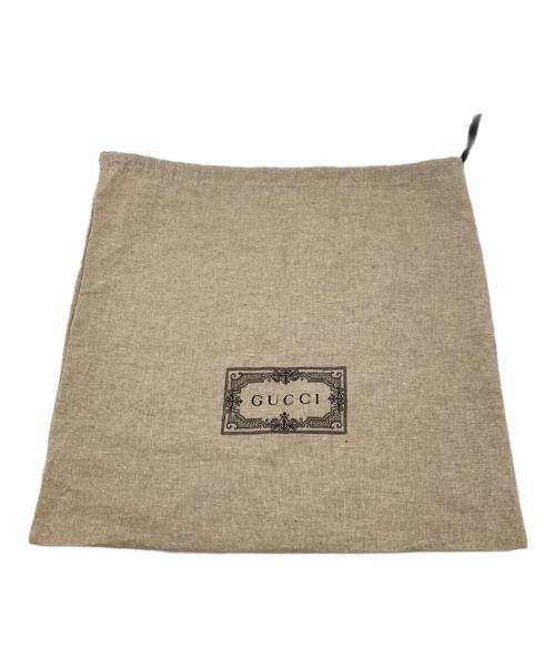 GUCCI（グッチ）GUCCI (グッチ) GGベルベット ラウンド ショルダーバッグ ブラウンの古着・服飾アイテム