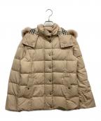 BURBERRY LONDONバーバリーロンドン）の古着「ダウンジャケット」｜ベージュ