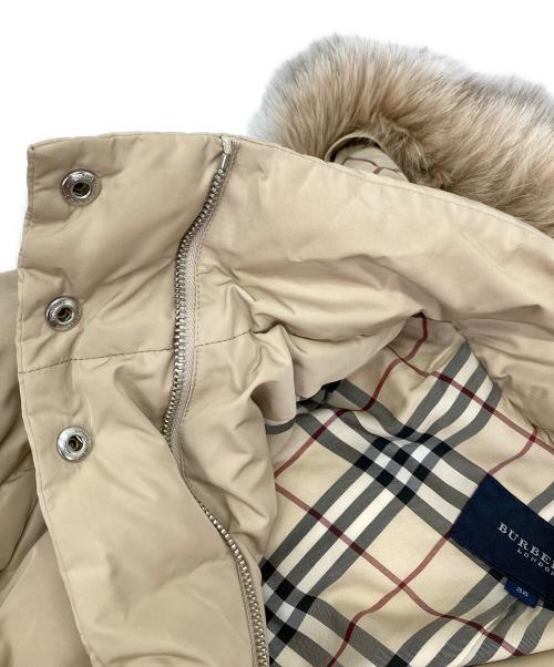 BURBERRY LONDON（バーバリーロンドン）BURBERRY LONDON (バーバリーロンドン) ダウンジャケット ベージュ サイズ:38の古着・服飾アイテム