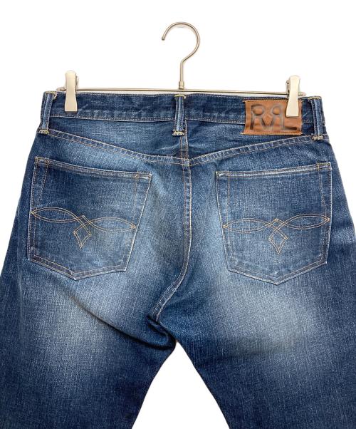 RRL（ダブルアールエル）RRL (ダブルアールエル) ボタンフライ デニムパンツ ブルー サイズ:W31の古着・服飾アイテム