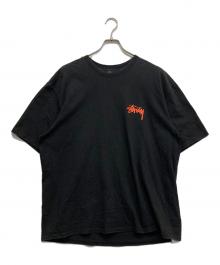 stussy（ステューシー）の古着「8ボール魔法使いプリントTシャツ」｜ブラック