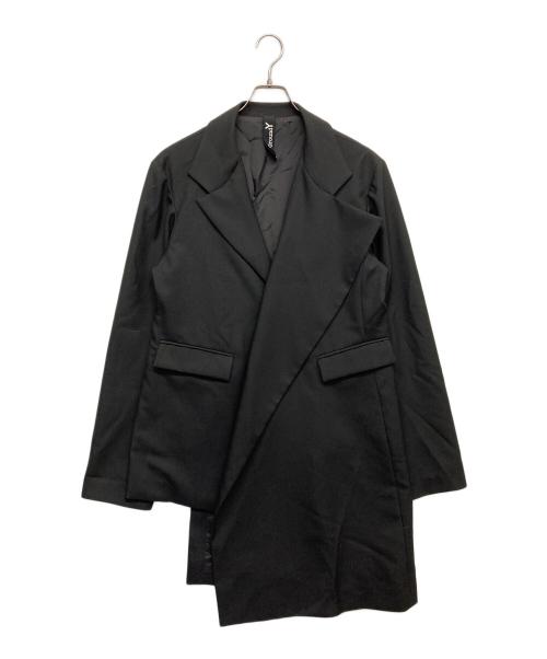 GROUND Y（グラウンドワイ）GROUND Y (グラウンドワイ) Asymmetric Jacket ブラック サイズ:3の古着・服飾アイテム