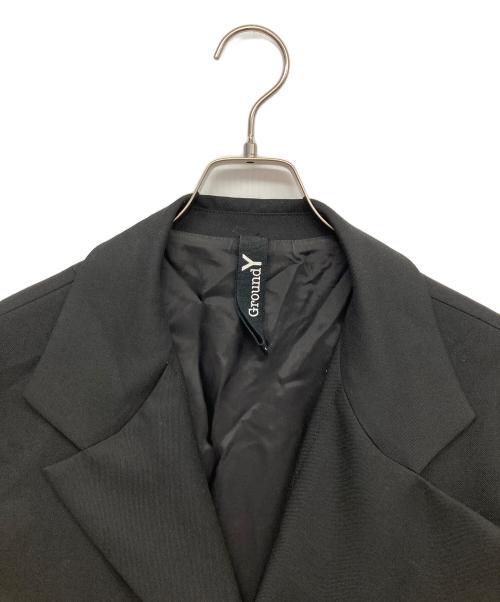 GROUND Y（グラウンドワイ）GROUND Y (グラウンドワイ) Asymmetric Jacket ブラック サイズ:3の古着・服飾アイテム