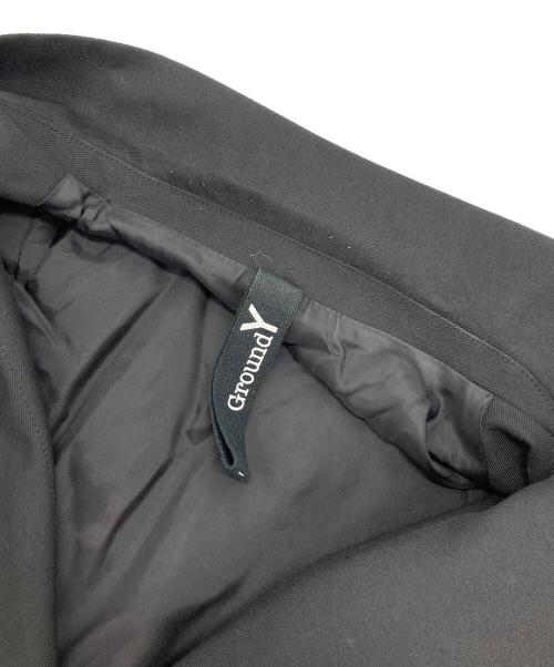 GROUND Y（グラウンドワイ）GROUND Y (グラウンドワイ) Asymmetric Jacket ブラック サイズ:3の古着・服飾アイテム
