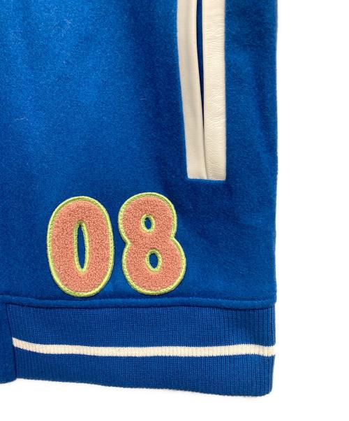 RADIO EVA（ラヂオエヴァ）RADIO EVA (ラヂオエヴァ) EVANGELION BASEBALL JACKET ブルー サイズ:Lの古着・服飾アイテム