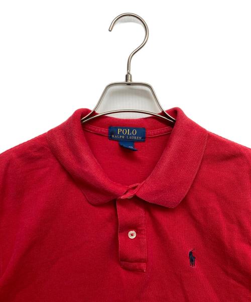 POLO RALPH LAUREN（ポロ・ラルフローレン）POLO RALPH LAUREN (ポロ・ラルフローレン) 半袖ポロシャツ レッド サイズ:XLの古着・服飾アイテム