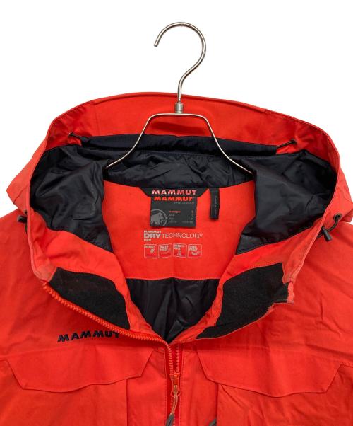 MAMMUT（マムート）MAMMUT (マムート) side flip jacket レッド サイズ:Mの古着・服飾アイテム