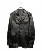 im productアイムプロダクト）の古着「アーカイヴテーラードホースレザージャケット」｜ブラック