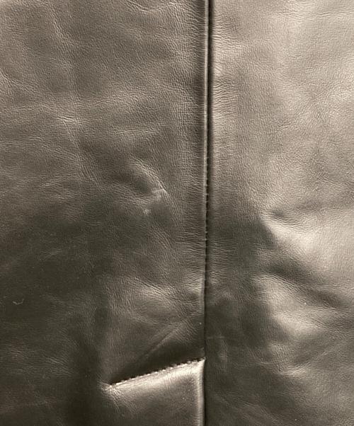 im product（アイムプロダクト）im product (アイムプロダクト) アーカイヴテーラードホースレザージャケット ブラック サイズ:Lの古着・服飾アイテム