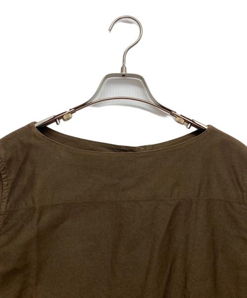 MHL（エムエイチエル）MHL (エムエイチエル) LIGHT COTTON MOLESKINワンピース ブラウン サイズ:1の古着・服飾アイテム