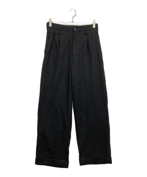 COMME des GARCONS tricot（コムデギャルソントリコ）COMME des GARCONS tricot (コムデギャルソントリコ) ウールタックパンツ ブラック サイズ:Sの古着・服飾アイテム
