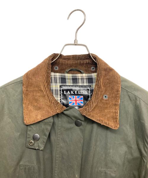 LAKELINE（レイクライン）LAKELINE (レイクライン) オイルドジャケット グリーン サイズ:タグ切れの古着・服飾アイテム