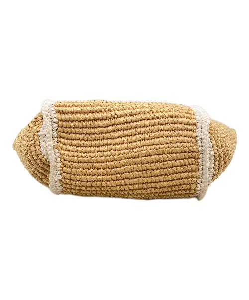 MARNI（マルニ）MARNI (マルニ) ロゴ刺繍バッグ ブラウンの古着・服飾アイテム