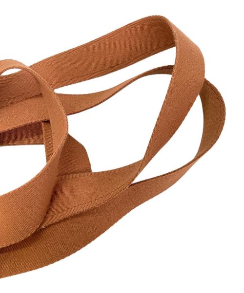 MARNI（マルニ）MARNI (マルニ) ロゴ刺繍バッグ ブラウンの古着・服飾アイテム