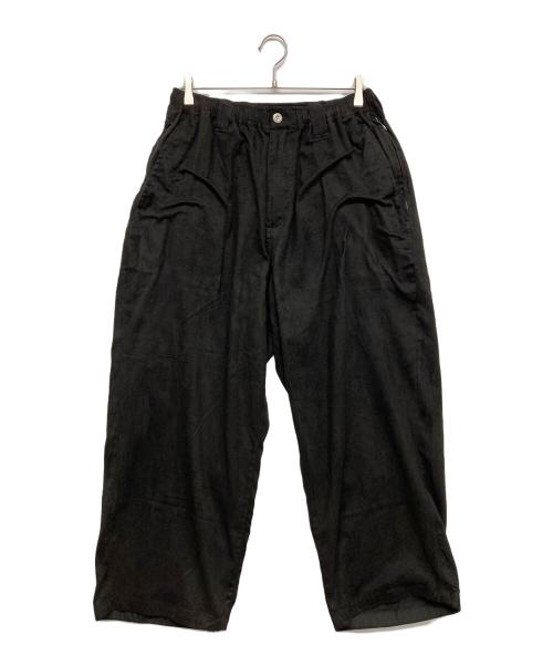 TIGHTBOOTH PRODUCTION（タイトブースプロダクション）TIGHTBOOTH PRODUCTION (タイトブースプロダクション) SUEDE BAGGY PANTS ブラック サイズ:Lの古着・服飾アイテム