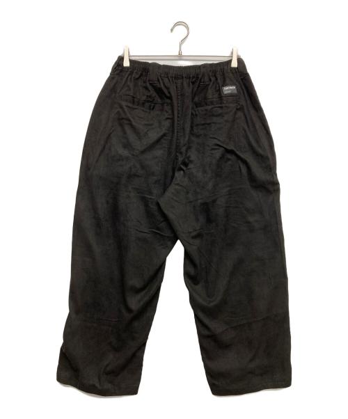 TIGHTBOOTH PRODUCTION（タイトブースプロダクション）TIGHTBOOTH PRODUCTION (タイトブースプロダクション) SUEDE BAGGY PANTS ブラック サイズ:Lの古着・服飾アイテム