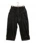 TIGHTBOOTH PRODUCTION（タイトブースプロダクション）の古着「SUEDE BAGGY PANTS」｜ブラック