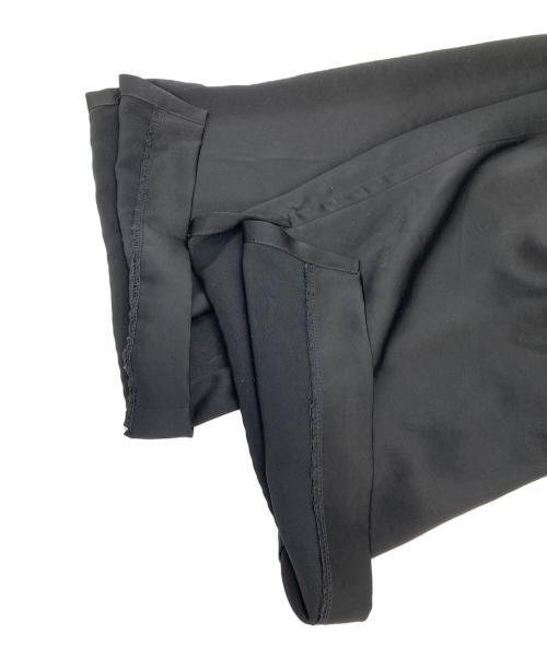 DEPAREILLE（デパリエ）DEPAREILLE (デパリエ) サテンギャザーパンツ ブラック サイズ:36の古着・服飾アイテム
