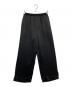 DEPAREILLE（デパリエ）の古着「サテンギャザーパンツ」｜ブラック