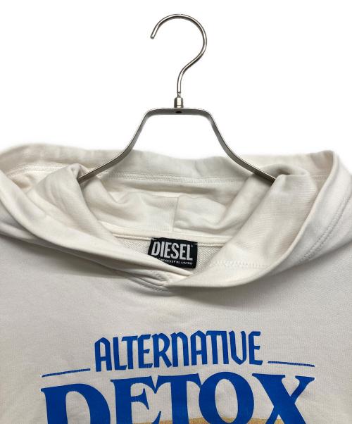 DIESEL（ディーゼル）DIESEL (ディーゼル) S-MACSOUT-HOOD アイボリー サイズ:Lの古着・服飾アイテム