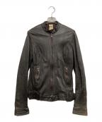 VERA PELLEベラペレ）の古着「レザージャケット」｜ブラック