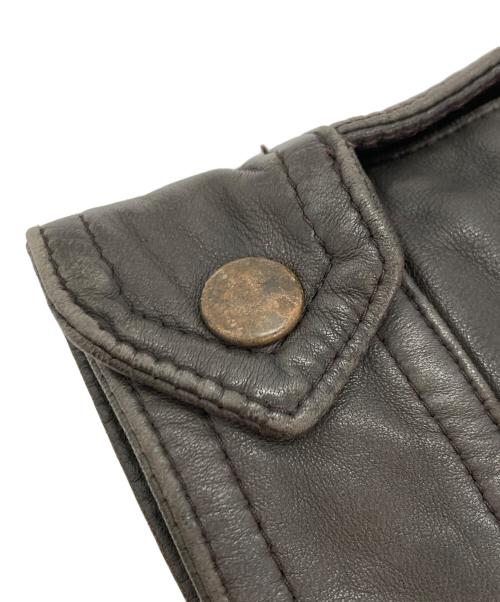 VERA PELLE（ベラペレ）VERA PELLE (ベラペレ) レザージャケット ブラック サイズ:40の古着・服飾アイテム