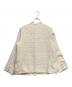 pual ce cin (ピュアルセシン) ノーカラーツイードジャケット ベージュ サイズ:F 未使用品：6000円