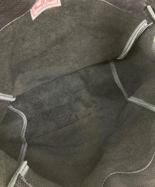 YOUNG & OLSEN The DRYGOODS STORE（ヤングアンドオルセン ザ ドライグッズストア）YOUNG & OLSEN The DRYGOODS STORE (ヤングアンドオルセン ザ ドライグッズストア) レザートートバッグ ブラックの古着・服飾アイテム