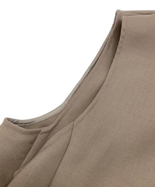 自由区（ジユウク）自由区 (ジユウク) ロングジレ ピンク サイズ:36の古着・服飾アイテム