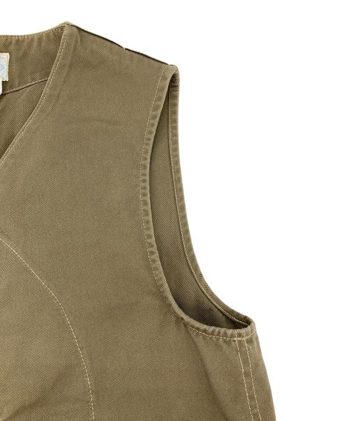 POST O'ALLS（ポストオーバーオールズ）POST O'ALLS (ポストオーバーオールズ) ベスト グリーン サイズ:XSの古着・服飾アイテム