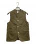 POST O'ALLS（ポストオーバーオールズ）の古着「ベスト」｜グリーン