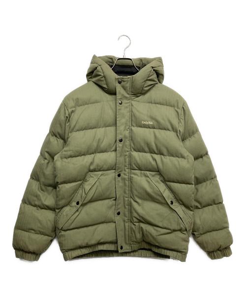 ONLY NY（オンリーニューヨーク）ONLY NY (オンリーニューヨーク) HERRINGBONE PUFFER JACKET オリーブ サイズ:Lの古着・服飾アイテム