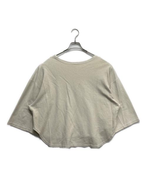 BEARDSLEY（ビアズリー）BEARDSLEY (ビアズリー) スポンジパイルビッグTee ベージュ サイズ:Fの古着・服飾アイテム
