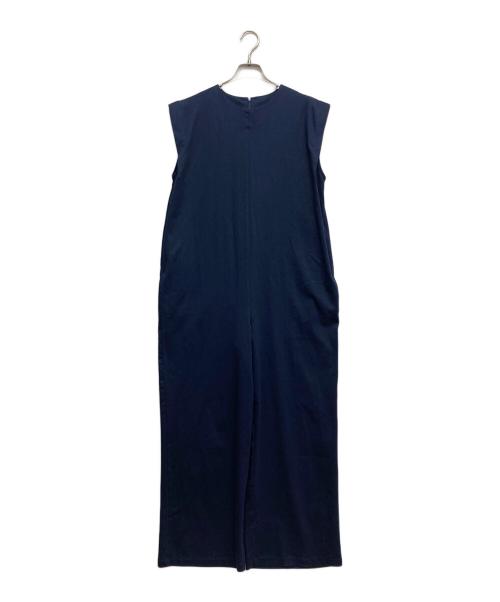 Whim Gazette（ウィムガゼット）Whim Gazette (ウィムガゼット) ショルダータックジャンプスーツ ネイビー サイズ:Fの古着・服飾アイテム