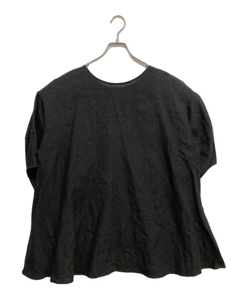 BEARDSLEY（ビアズリー）BEARDSLEY (ビアズリー) パール2WAYブラウス ブラック サイズ:Fの古着・服飾アイテム