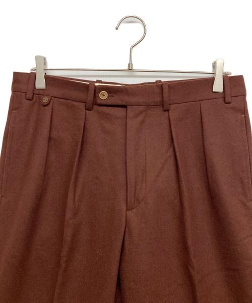BERNARD ZINS（ベルナール ザンス）BERNARD ZINS (ベルナール ザンス) ウールパンツ ブラウン サイズ:FR40の古着・服飾アイテム