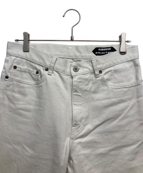 AUBERGE（オーベルジュ）AUBERGE (オーベルジュ) デニムパンツ ホワイト サイズ:40の古着・服飾アイテム