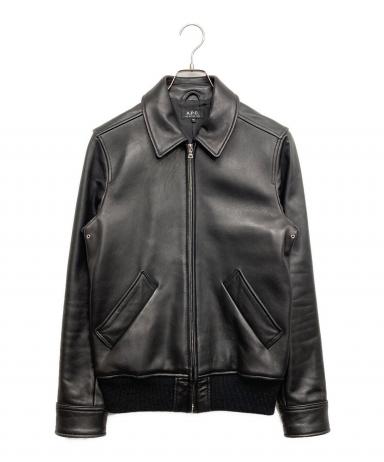 中古・古着通販】A.P.C. (アーペーセー) モトブルゾン ブラック サイズ
