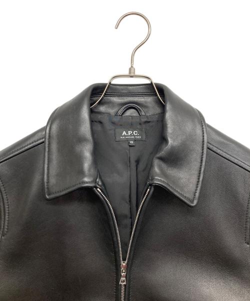 A.P.C.（アーペーセー）A.P.C. (アーペーセー) モトブルゾン ブラック サイズ:XSの古着・服飾アイテム