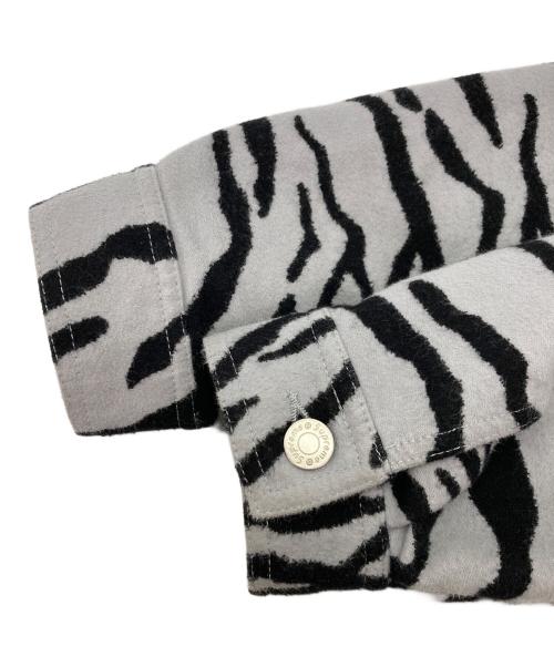 SUPREME（シュプリーム）SUPREME (シュプリーム) Moleskin Work Jacket Zebra ホワイト×ブラック サイズ:Sの古着・服飾アイテム