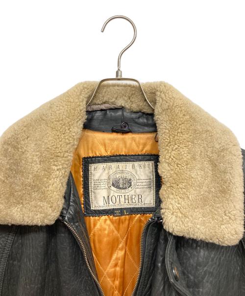 HARAJUKU MOTHER（ハラジュクマザー）HARAJUKU MOTHER (ハラジュクマザー) レザージャケット ブラック サイズ:Lの古着・服飾アイテム
