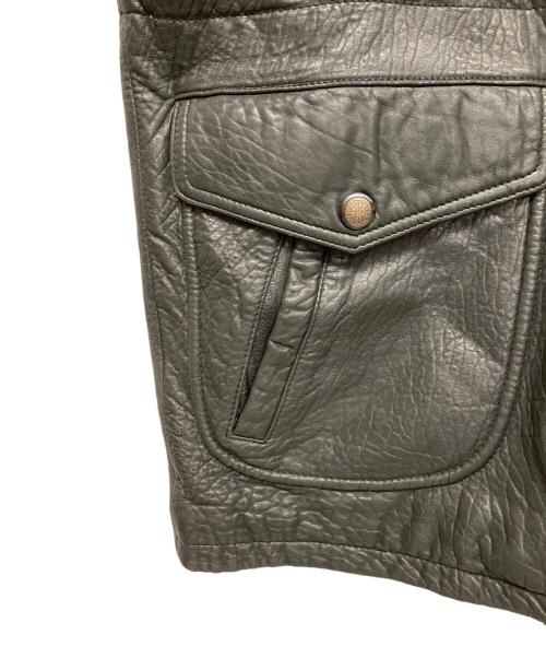 HARAJUKU MOTHER（ハラジュクマザー）HARAJUKU MOTHER (ハラジュクマザー) レザージャケット ブラック サイズ:Lの古着・服飾アイテム